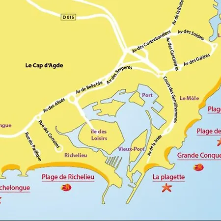 Cap D'agde, 2 Pieces, 4 Personnes - Fr-1-749-66 Agde